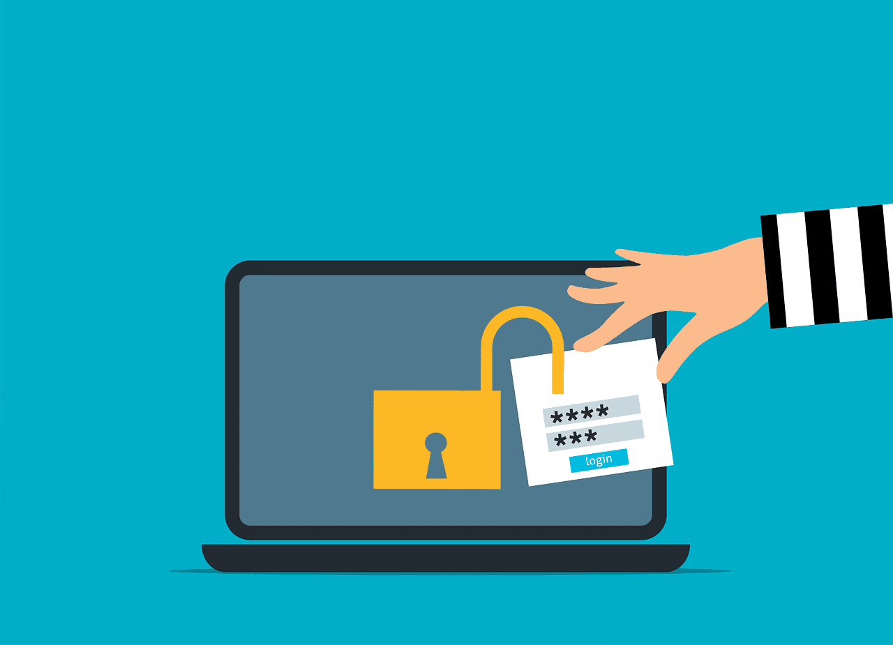 How-Password-Managers-Protect-Your-Accountspng | ALCON DTS: Austin, TX Best Managed IT Support Services Free attack unsecured laptop vector