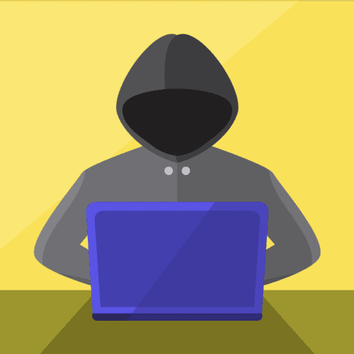 Hacker computer programming vector